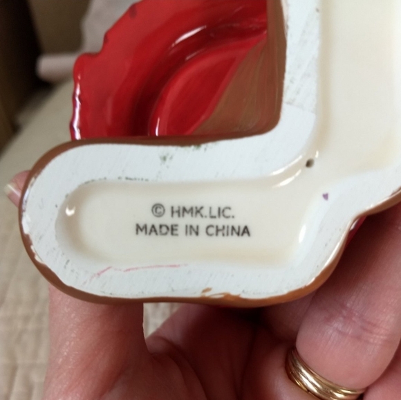 Vintage Hallmark Limited Edition Ceramic Woodsman Santa Tea Light Candle Holder - Picture 11 of 12